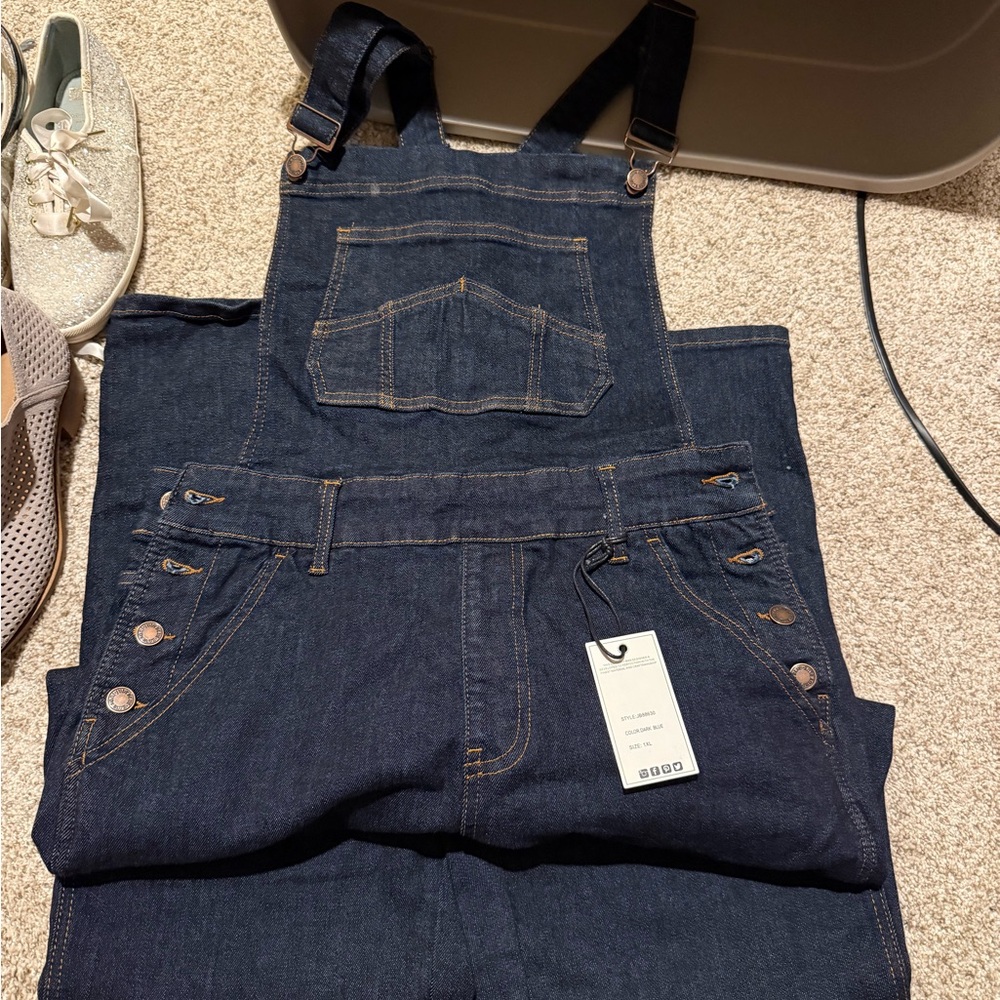 Dark Blue Judy Blue Denim Women’s Overalls